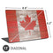 Canadian Flag Dark Wood Universal Laptop 11in (8.8 x 6.2in) Skin